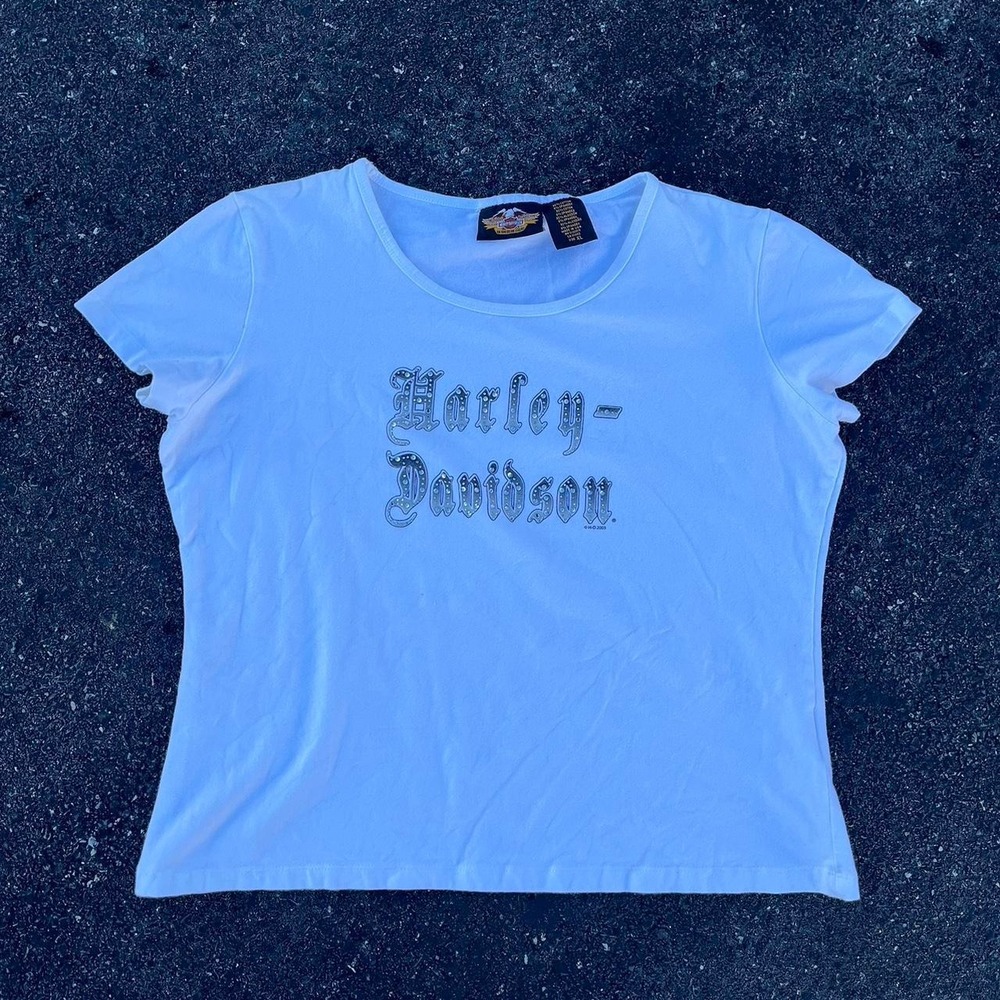 Y2K Harley Davidson baby shirt size XL